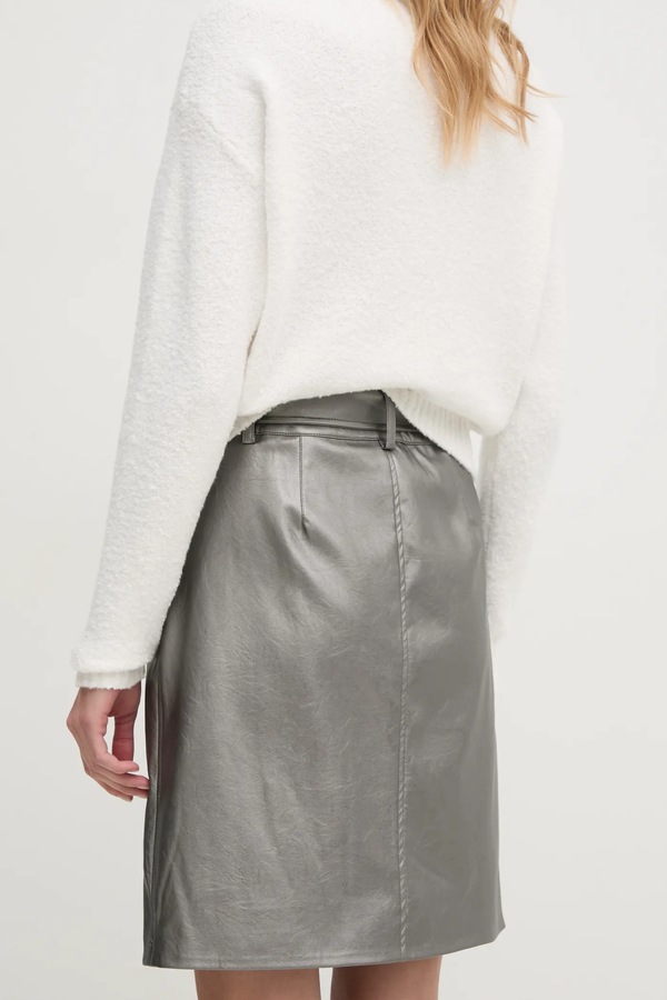 Спідниця DKNY колір сірий фото 2