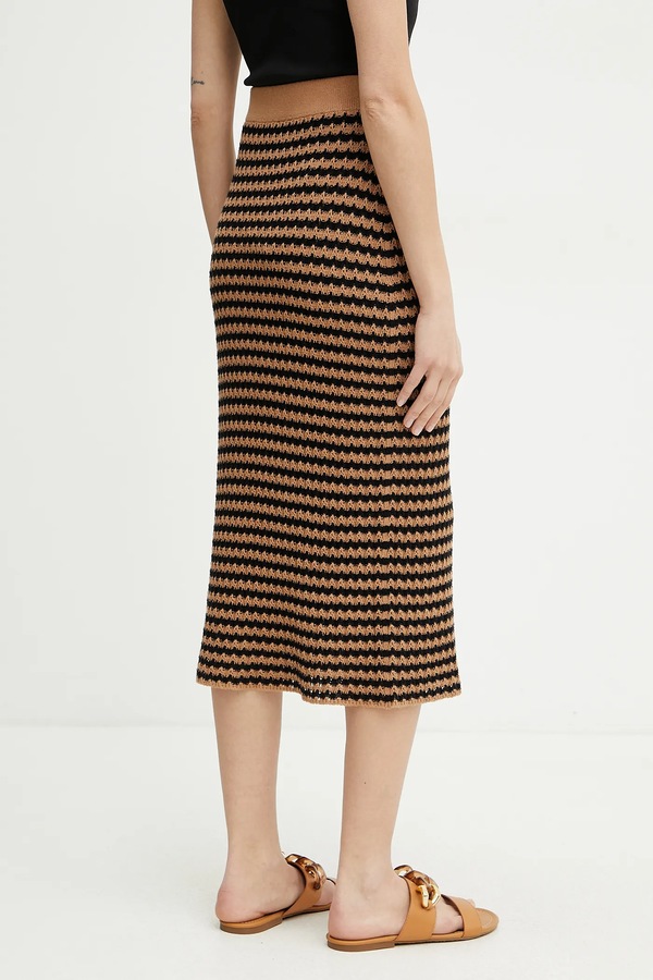 Спідниця Weekend Max Mara колір коричневий фото 2