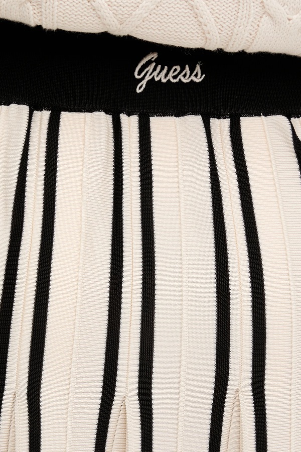 Спідниця Guess колір бежевий фото 4