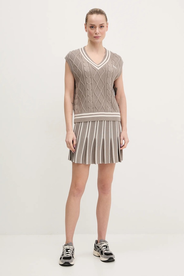 Спідниця Guess колір коричневий фото 2