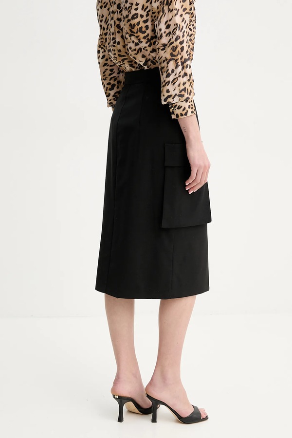 Спідниця з домішкою вовни Marciano by Guess IRINA колір чорний фото 2