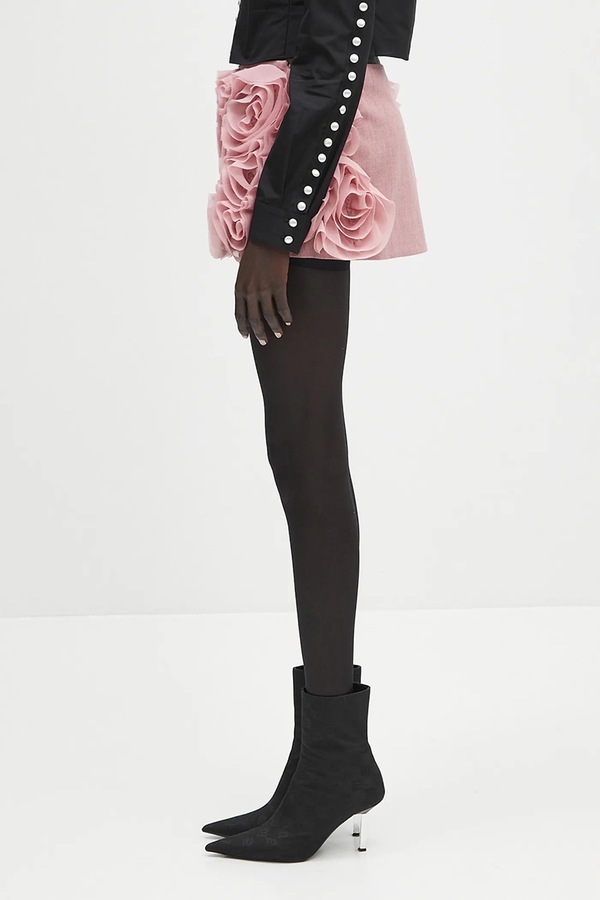 Спідниця з домішкою вовни Ambush Rose Skirt колір рожевий