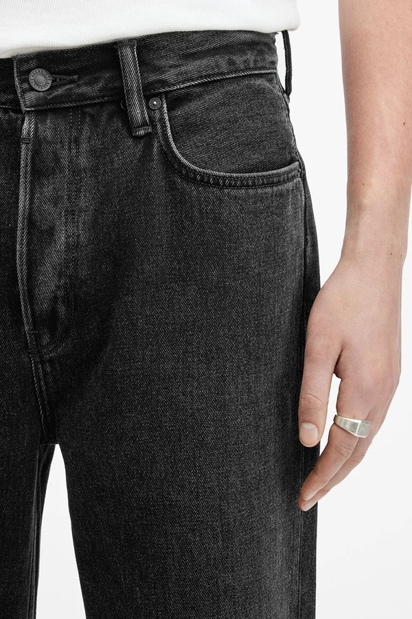 Джинсы straight мужские AllSaints LENNY цвет черный фото 2
