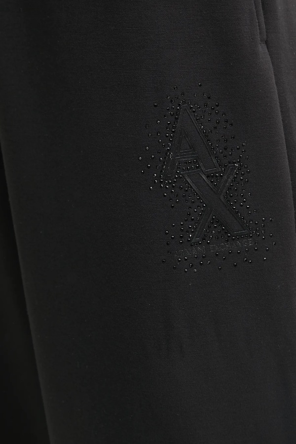 Спортивные брюки Armani Exchange цвет черный фото 2