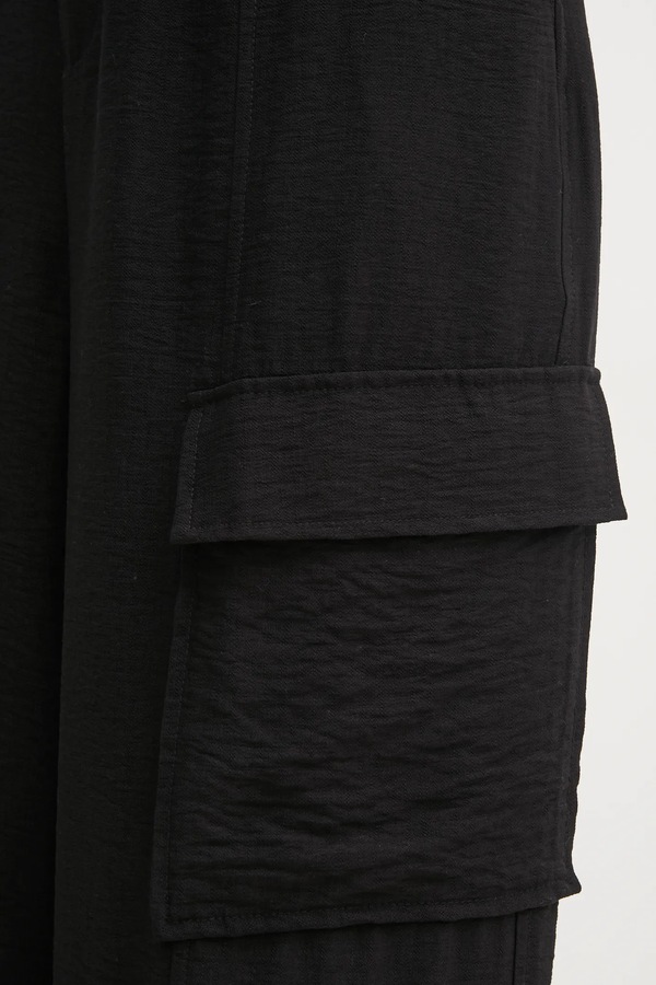 Штани DKNY колір чорний фото 4