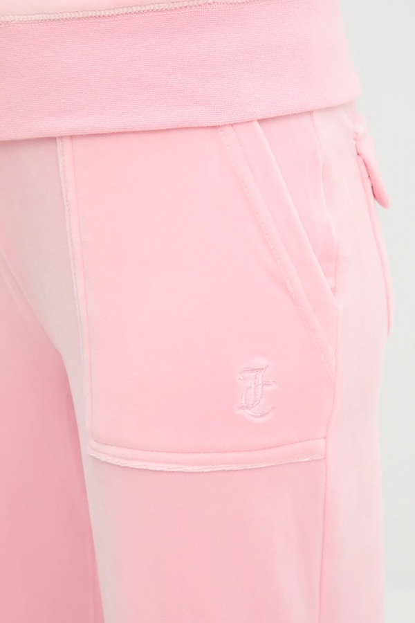 Жіночі спортивні штани Juicy Couture LAYLA POCKET LR колір рожевий фото 4