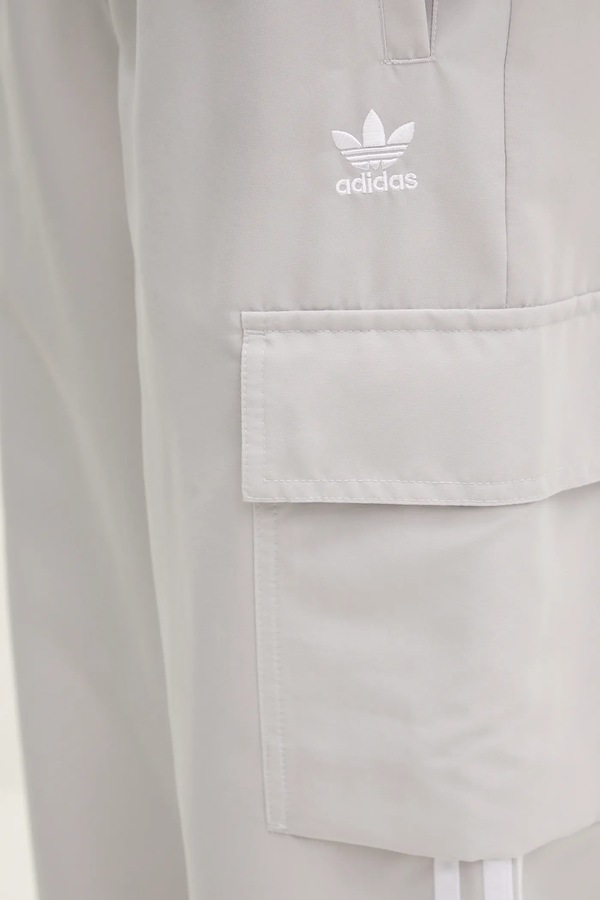 Штани adidas Originals 3-Stripes колір сірий фото 4