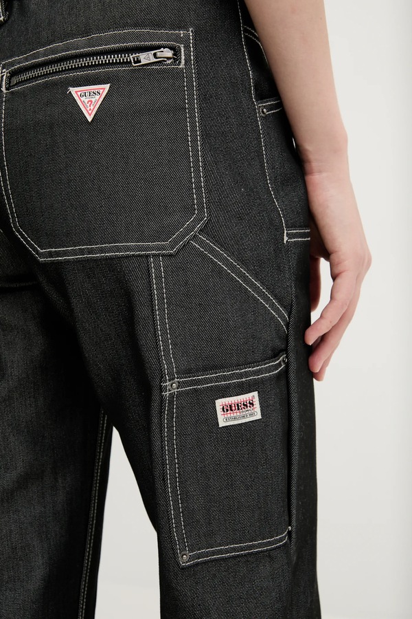 Штани Guess Originals колір сірий фото 4