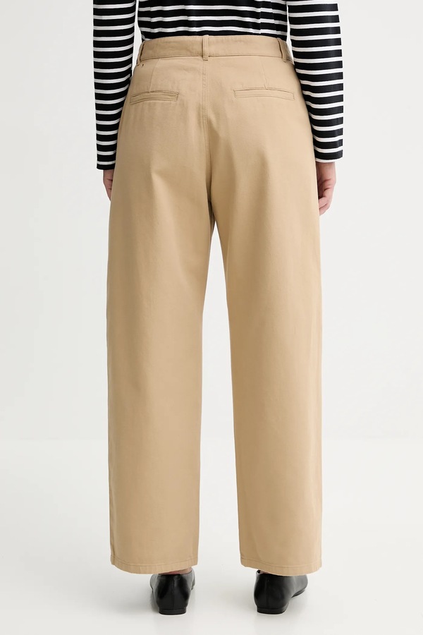 Хлопковые брюки Filippa K цвет зеленый фото 2