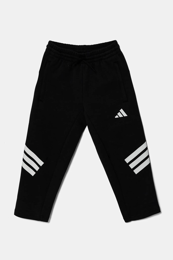 Дитячі спортивні штани adidas колір чорний фото 2