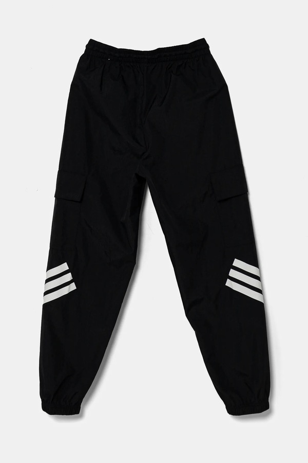 Дитячі спортивні штани adidas колір чорний фото 2