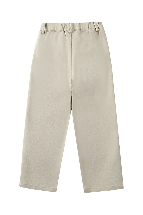 Детские хлопковые брюки Donsje Kassim Trousers Bear цвет бежевый фото 2