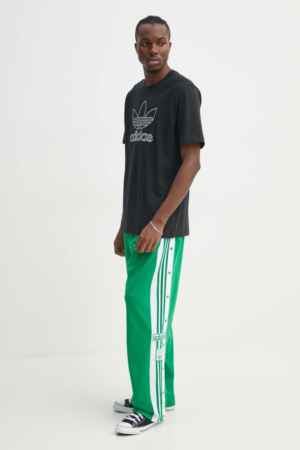Спортивні штани adidas Originals Adibreak колір зелений фото 2