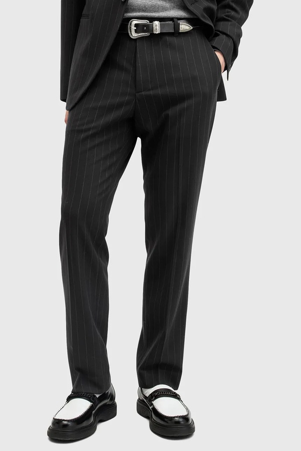 Штани AllSaints HEDDON колір чорний