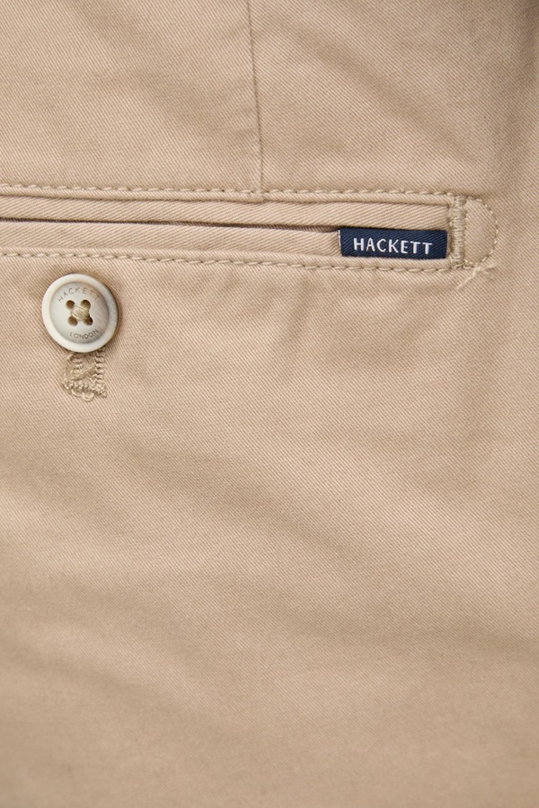 Штани Hackett London колір бежевий фото 4