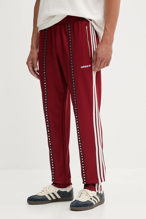 Спортивні штани adidas Originals колір бордовий