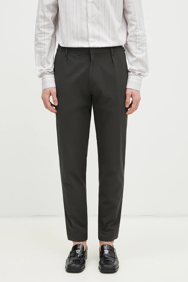 Брюки Paul Smith цвет зеленый