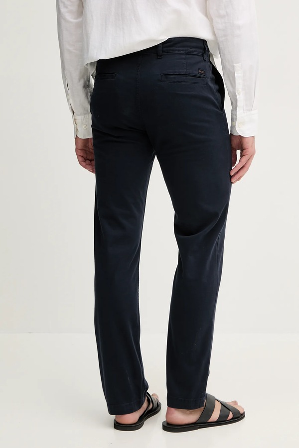 Штани BOSS Orange Chino-Regular-1 колір синій фото 3