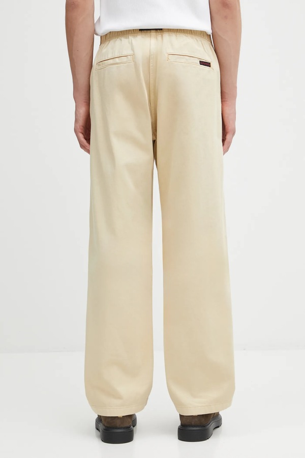 Бавовняні штани Gramicci Pant Straight Fit колір чорний фото 2