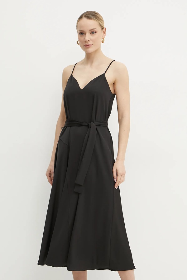 Сукня Armani Exchange колір чорний фото 2