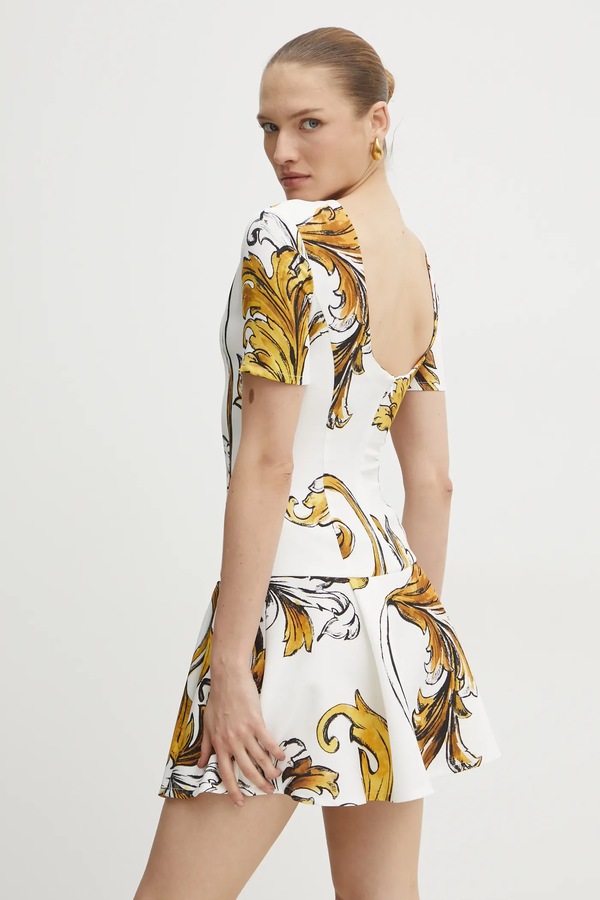 Сукня Versace Jeans Couture колір білий фото 2