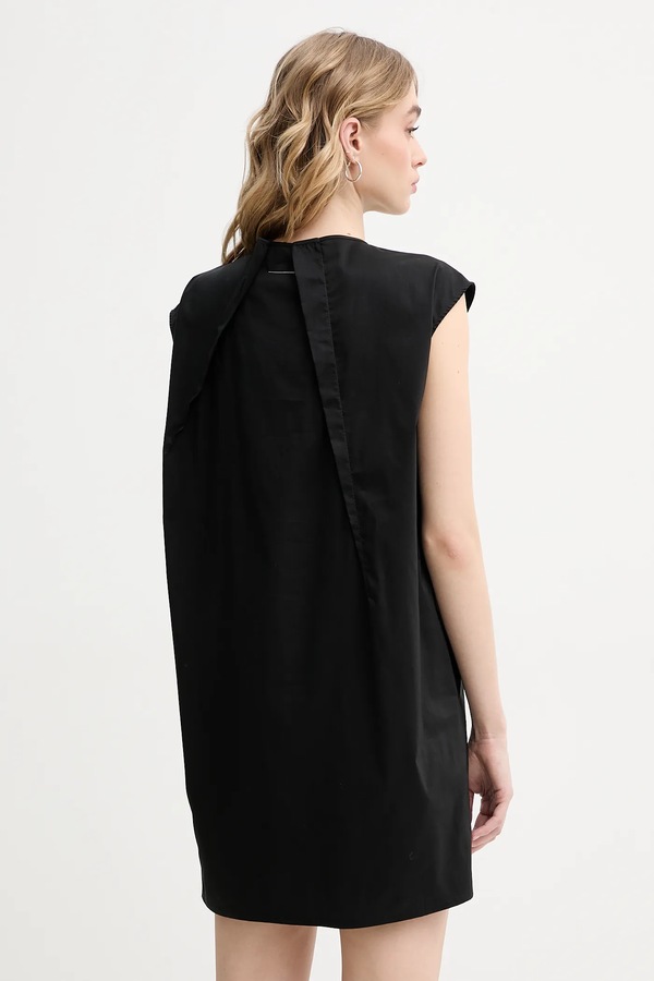 Платье MM6 Maison Margiela цвет черный фото 2