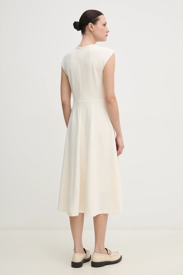 Сукня DKNY колір бежевий фото 2