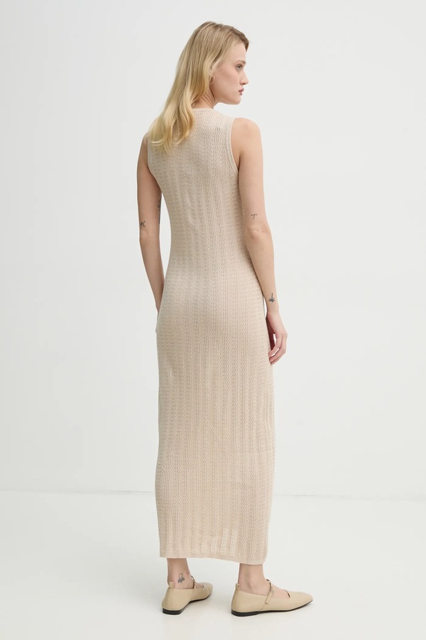 Хлопковая платье Filippa K цвет бежевый фото 2