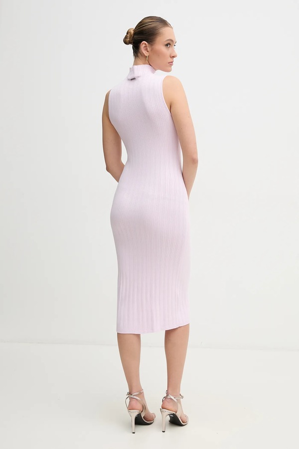 Сукня DKNY колір рожевий фото 2