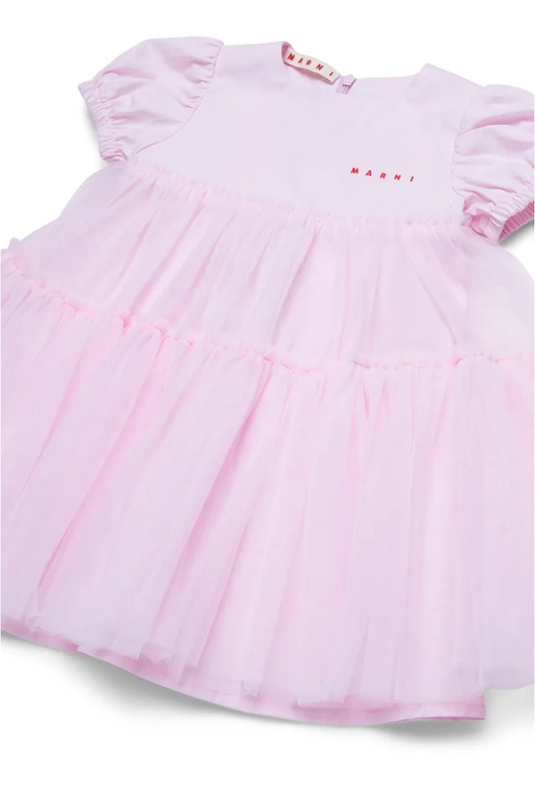 Дитяча бавовняна сукня Marni MD294B DRESS колір рожевий фото 2