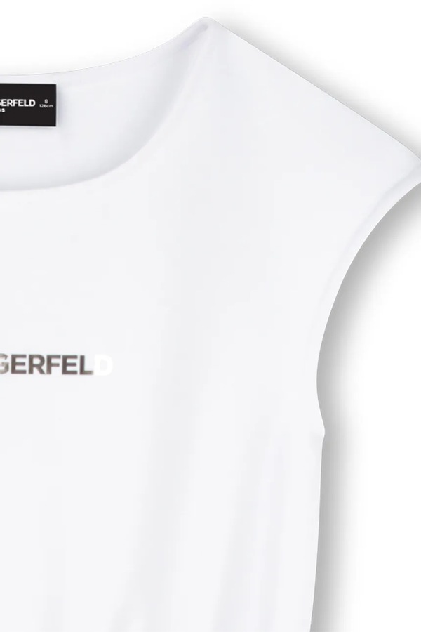 Детская платье Karl Lagerfeld цвет белый фото 2