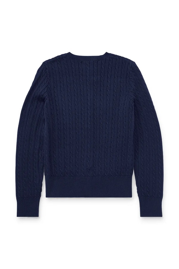 Детский хлопковый кардиган Polo Ralph Lauren цвет синий фото 2
