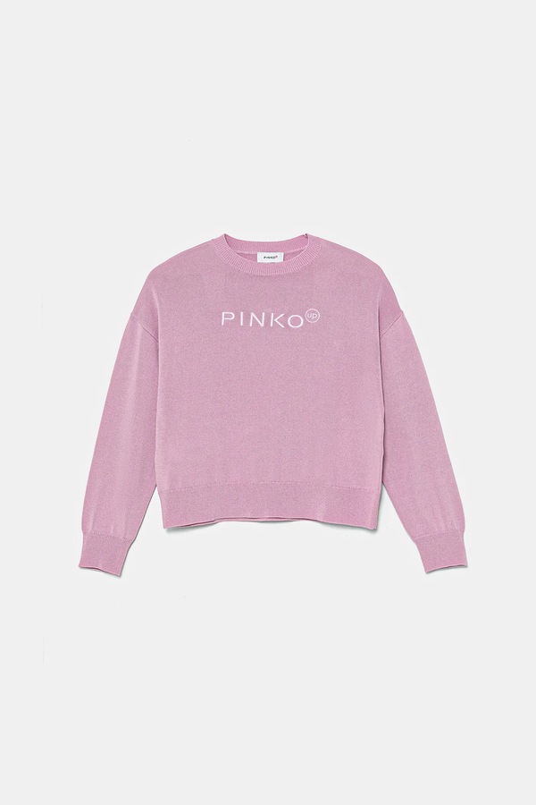 Детский свитер Pinko цвет розовый