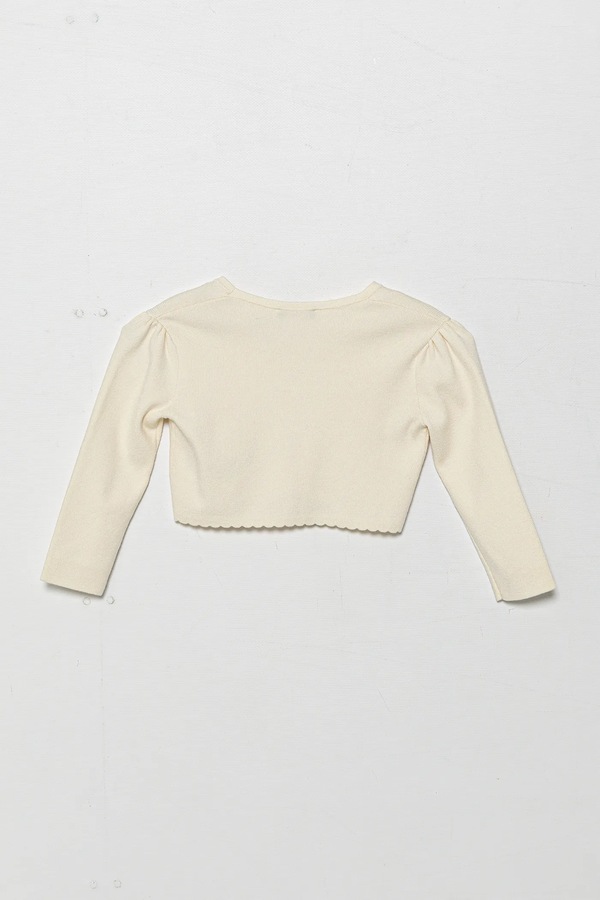 Дитячий кардиган United Colors of Benetton колір бежевий