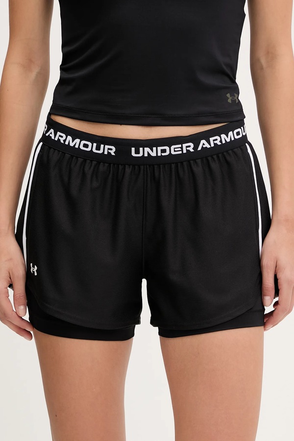 Спортивні шорти жіночі Under Armour Tech Play колір чорний