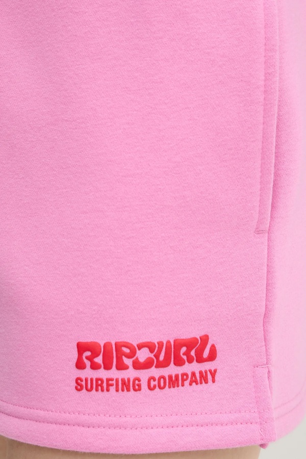 Шорти Rip Curl колір рожевий фото 4