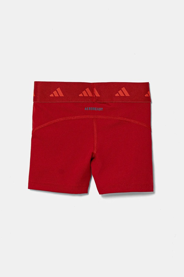 Детские шорты adidas цвет красный фото 2