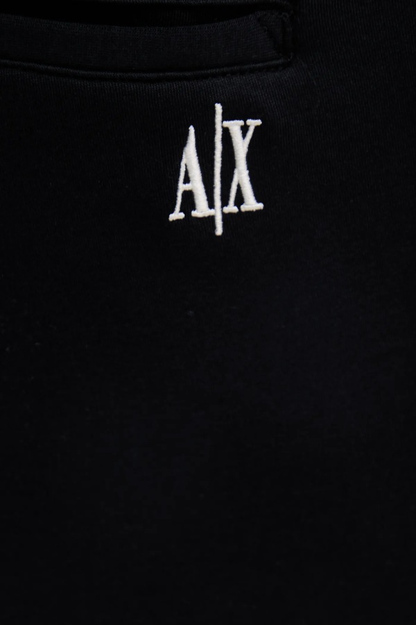 Шорти чоловічі з бавовною Armani Exchange колір темно-синій фото 4