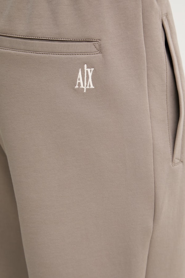 Шорти чоловічі з бавовною Armani Exchange колір коричневий фото 4