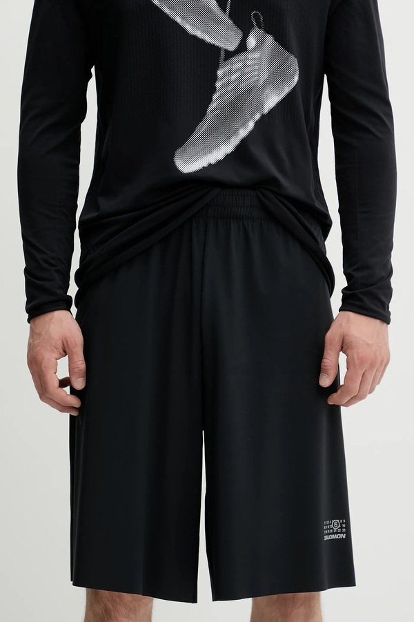 Шорти MM6 Maison Margiela x Salomon колір чорний