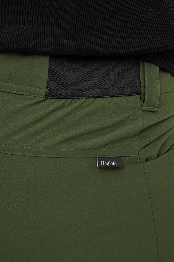 Шорти outdoor Haglöfs Korp Lite колір зелений фото 4