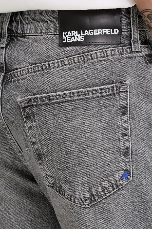 Джинсові шорти Karl Lagerfeld Jeans колір сірий фото 4