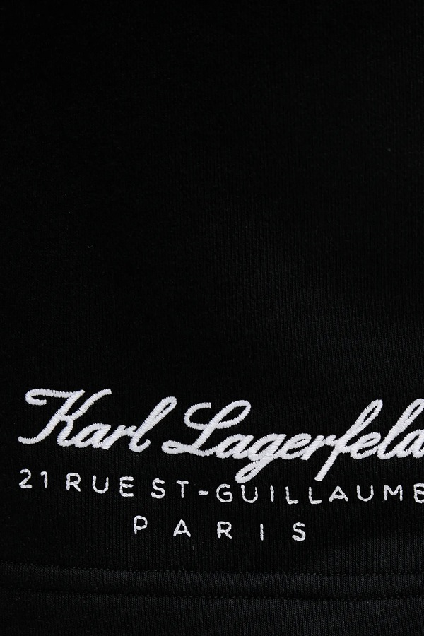 Шорти Karl Lagerfeld колір чорний фото 4
