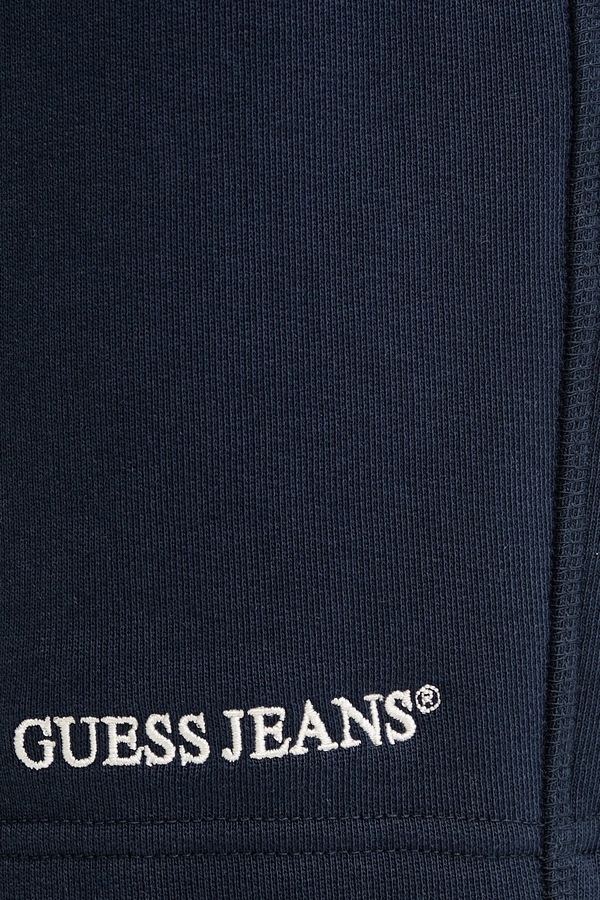 Бавовняні шорти Guess Jeans колір синій фото 4
