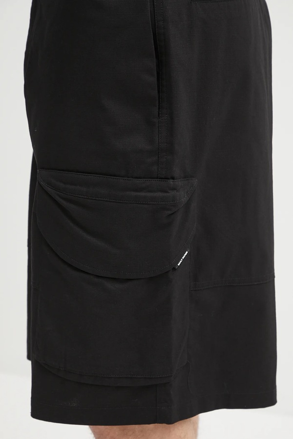 Бавовняні шорти Daily Paper Cotton Cargo Shorts колір чорний фото 4