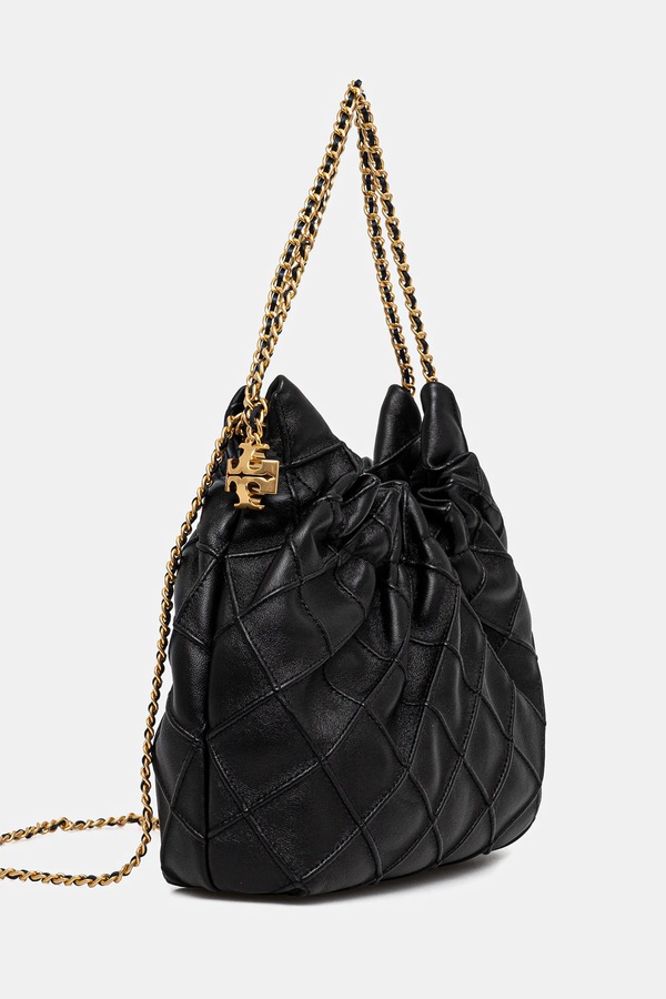 Сумочка Tory Burch Fleming колір чорний фото 2