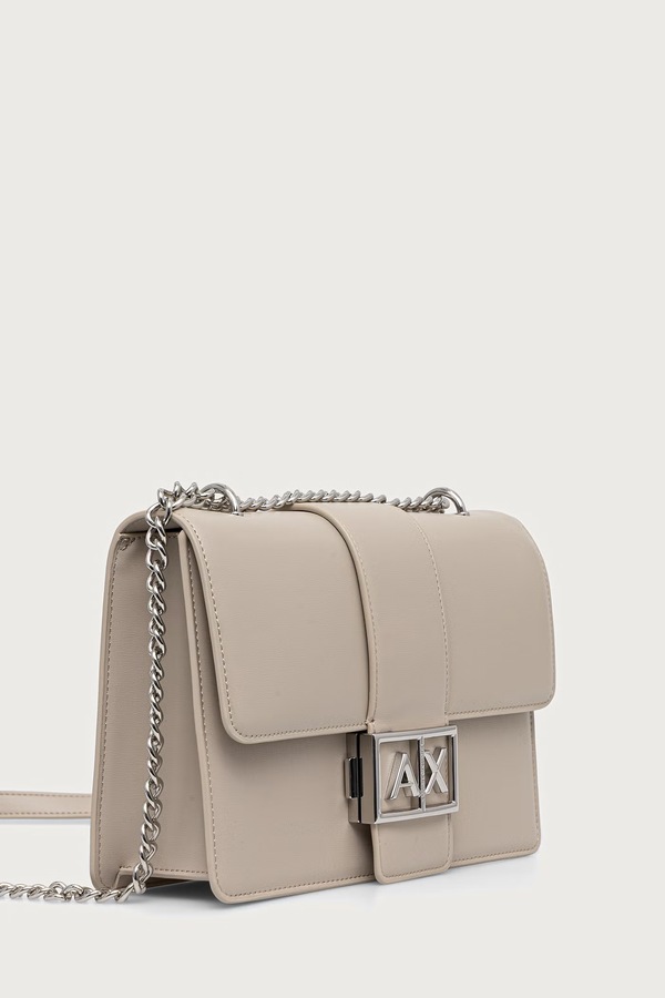Сумка кросс-боди женская из искусственной кожи Armani Exchange цвет бежевый