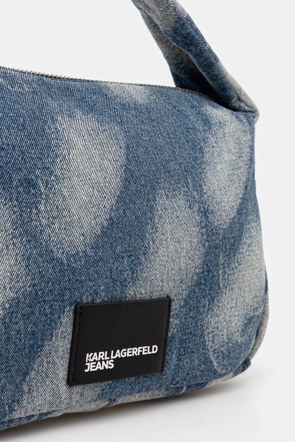 Сумочка Karl Lagerfeld Jeans колір коричневий фото 4