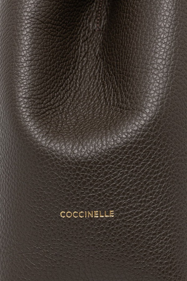 Сумочка жіноча шкіряна Coccinelle C-EASY колір зелений фото 4