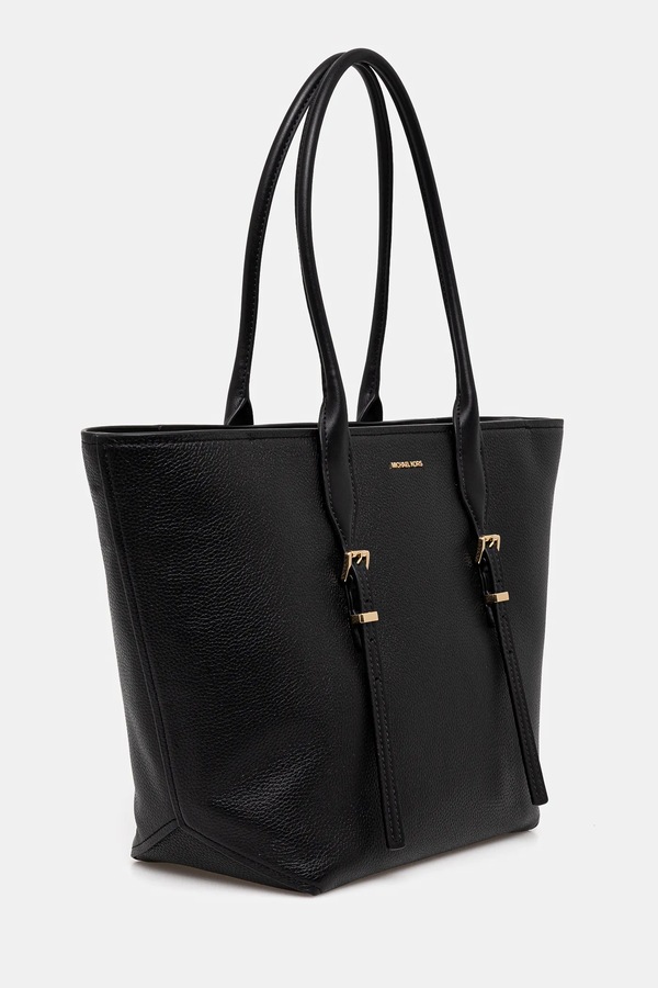 Шкіряна сумочка MICHAEL Michael Kors колір чорний